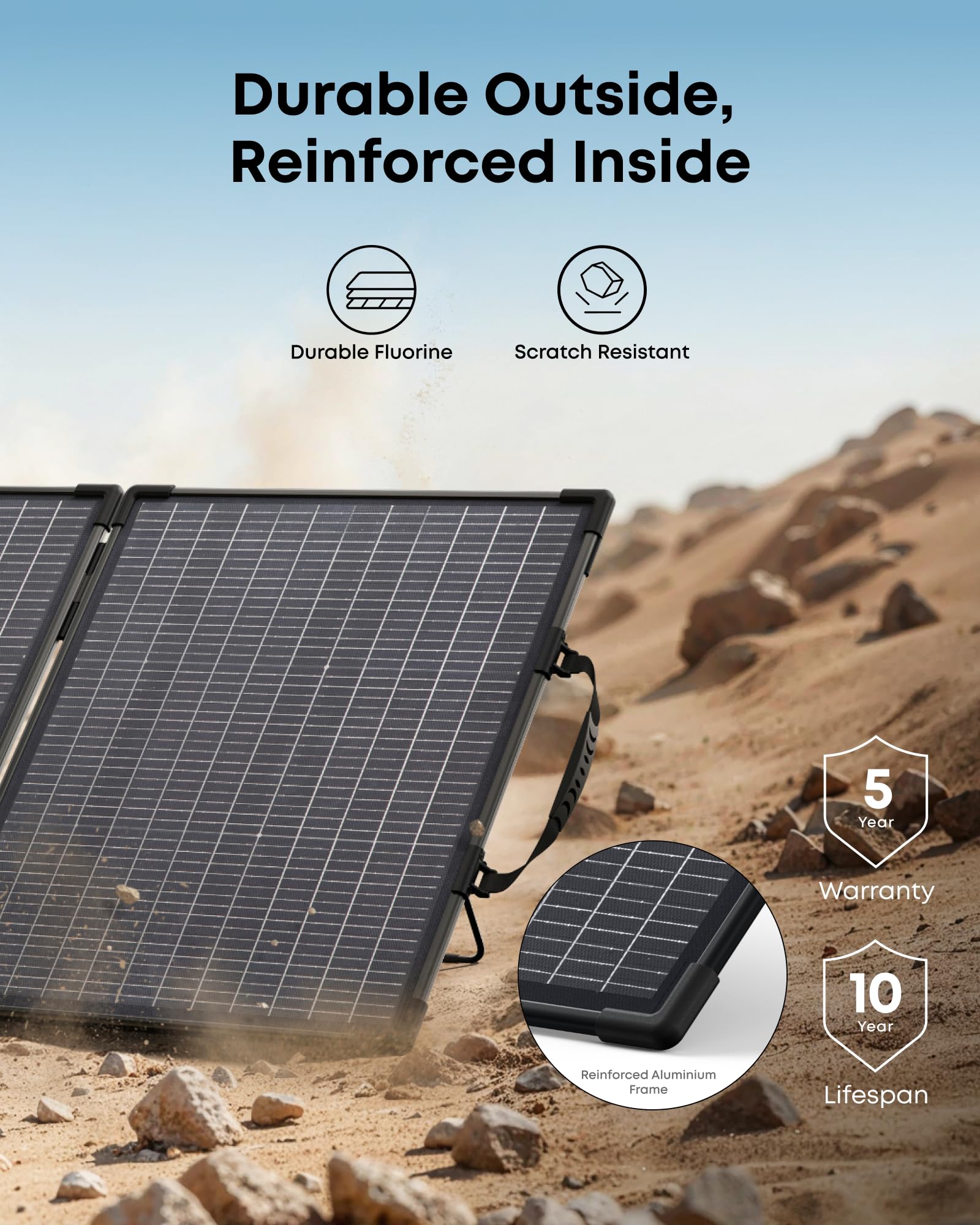 バッテリー/充電器 anker SOLIX PS100 solar panel Amazon.com : Anker SOLIX PS100 Bifacial Portable Solar Panel, 100W